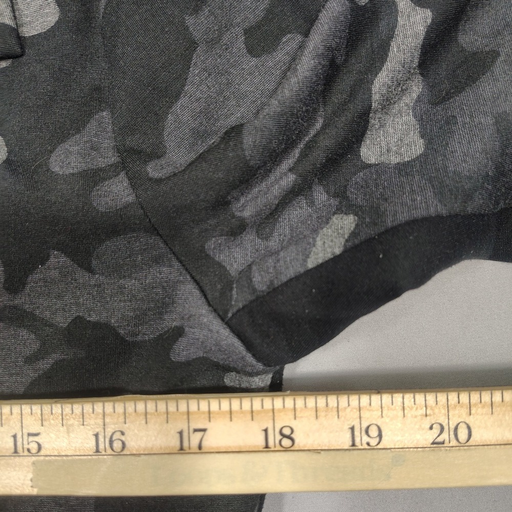 Cabi Jacket Womens S Rayon Camouflage Drawstring Waist Black Grey 3911 Utility - Picture 7 of 10